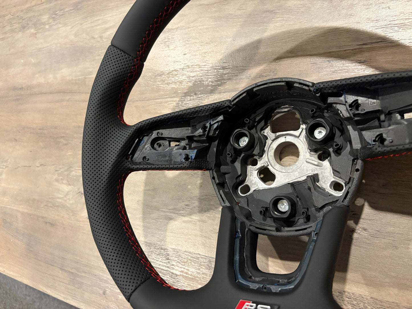 Audi A3 / S3 / RS3 / A4 / S4 / A5 / S5 Perforated Leather or Suede Steering Wheel