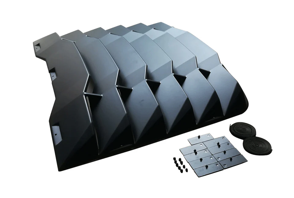 Nissan 350z / Fairlady Z / Z33 Rear Window Louvers - Boosted Kiwi