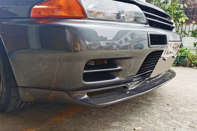Nissan Skyline R32 GTR JUN Style Front Lip (Carbon Fiber)