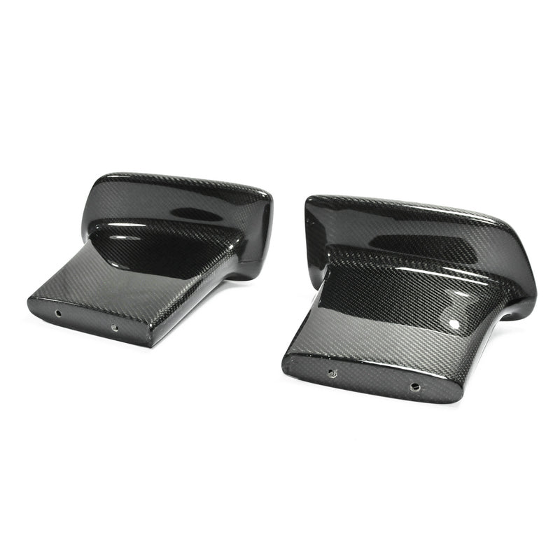 Nissan Skyline R34 JUN Style High Leg Spoiler Extensions (Carbon Fiber)