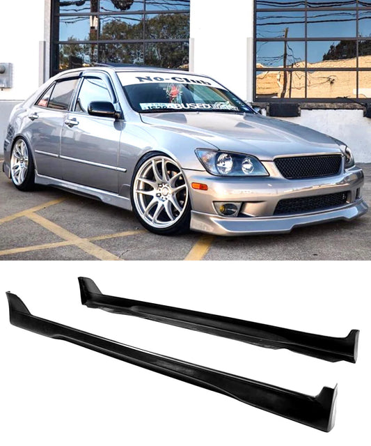 Toyota Altezza / Lexus IS200 IS300 Side Skirts (TRD Style) - Plastic