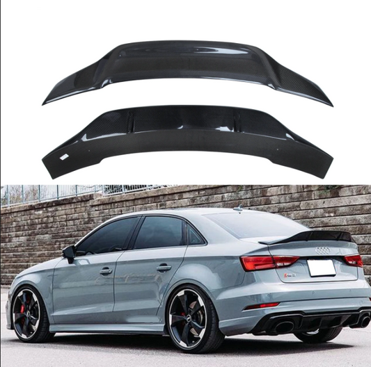 Audi 8V A3 / S3 / RS3 Renntech R Style Rear Boot Spoiler / Lip (2014 - 2020)