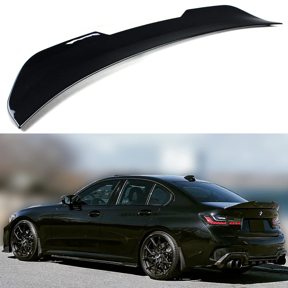 BMW PSM Style Rear Ducktail Spoiler / Lip (G20 G80 3 Series)