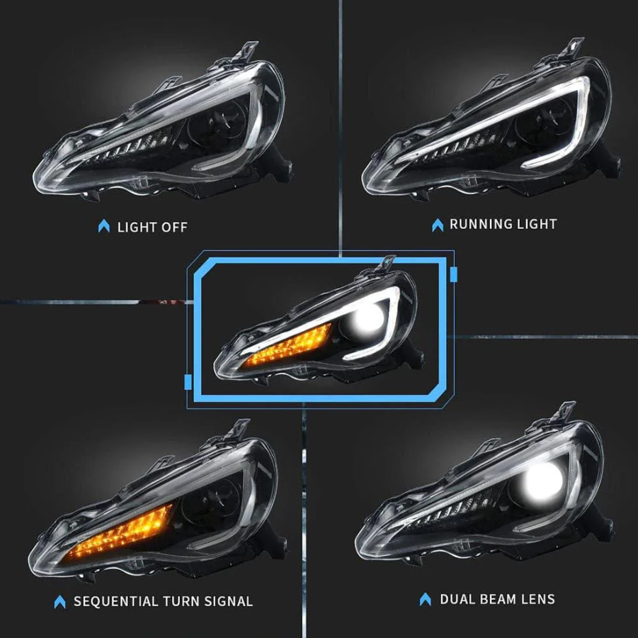 Subaru BRZ / Toyota 86 GT86 LED Headlights