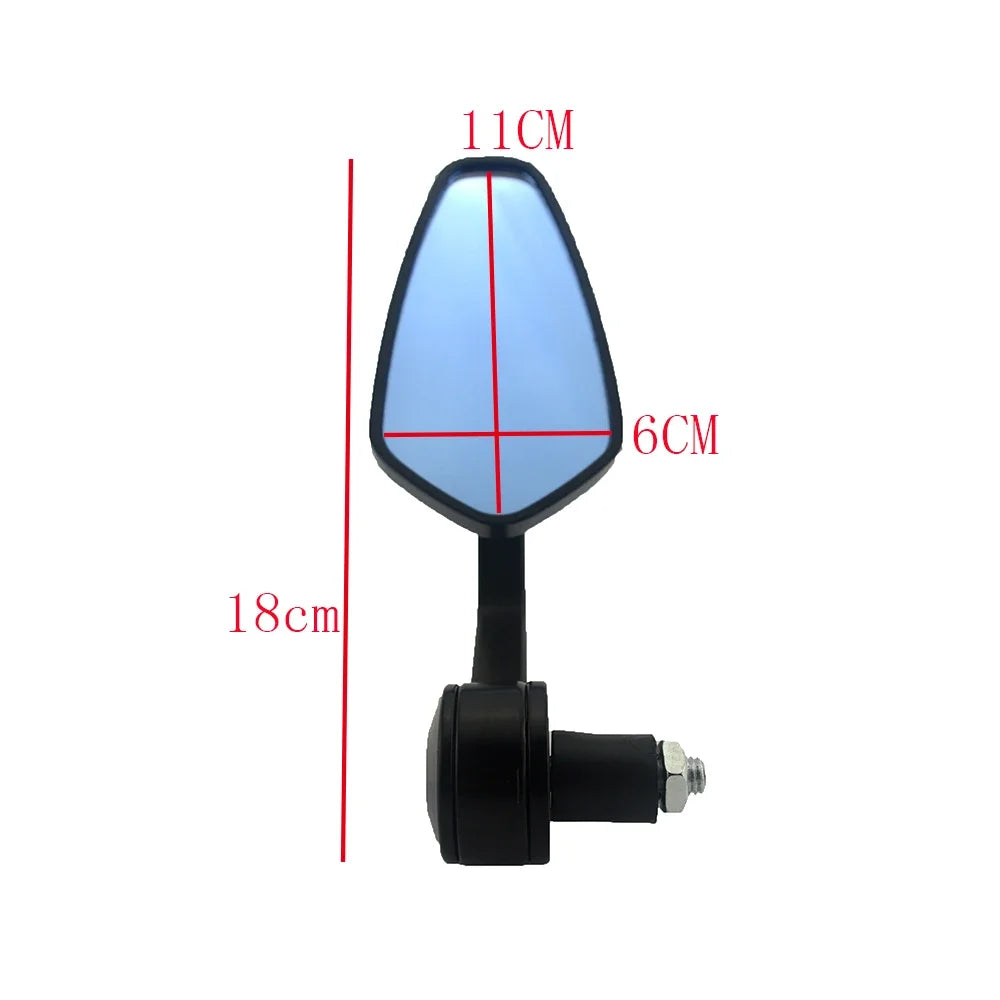 Universal Motorbike / Motorcycle Bar End Wing / Side Mirrors