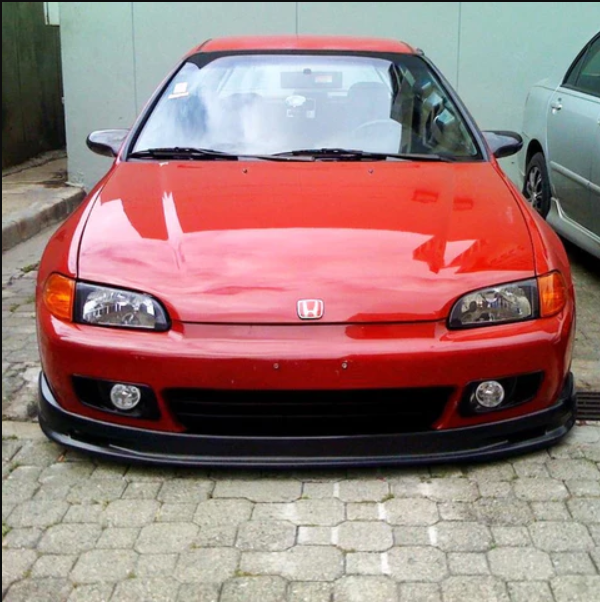 Honda Civic EG Mugen Style Front Lip - Plastic