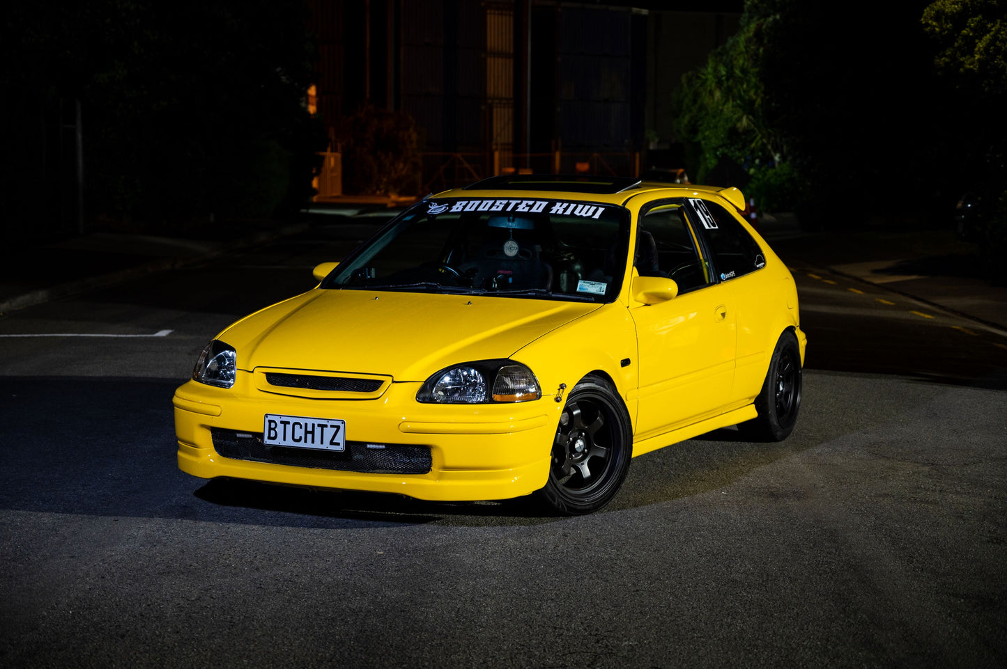 Honda Civic EK Type R (CTR) Style Front Lip - Plastic