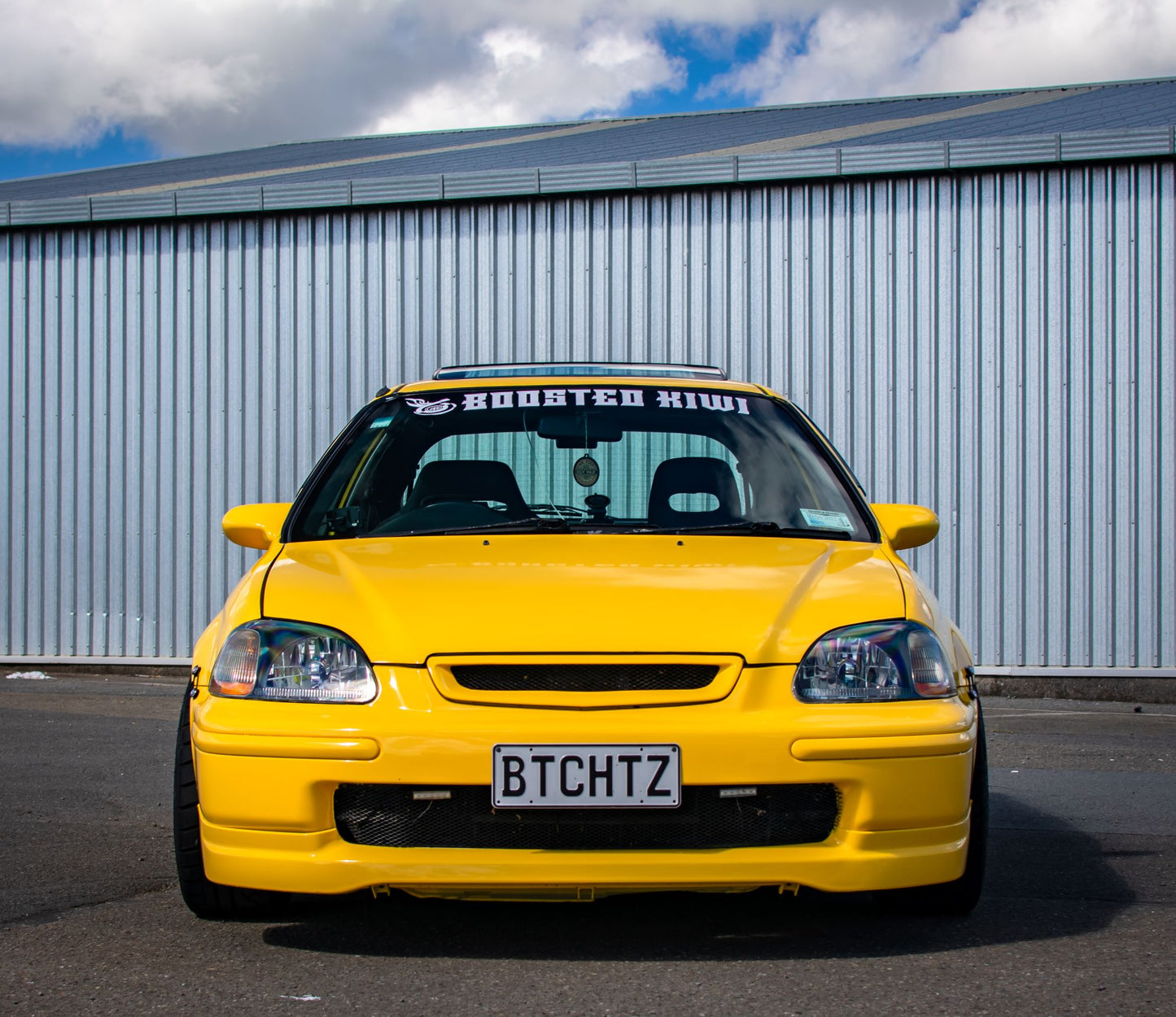 Honda Civic EK Type R (CTR) Style Front Lip - Plastic