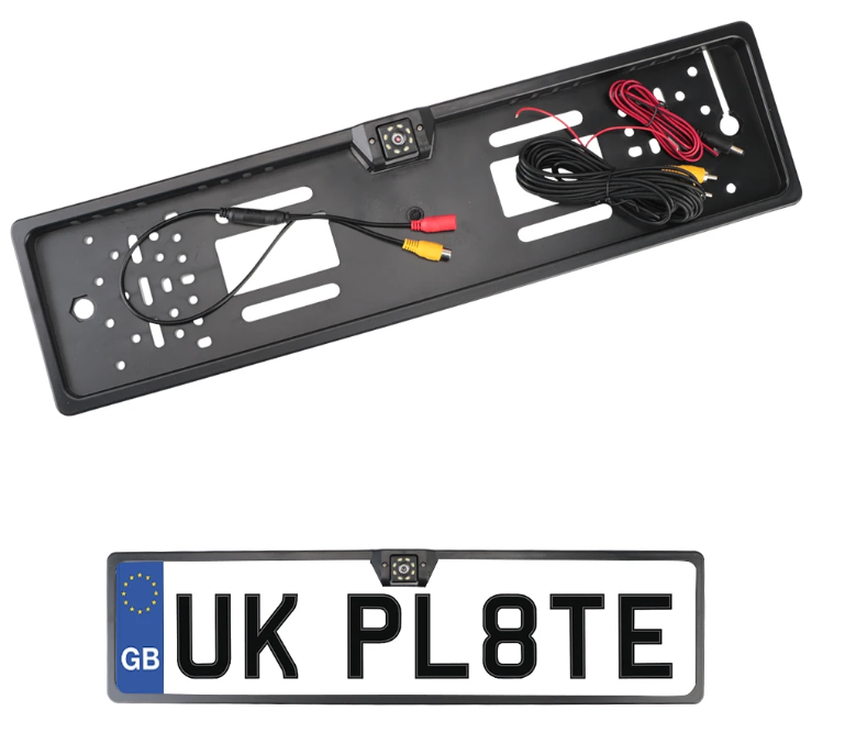 European Licence / Number Plate Surround Reversing Camera Kit