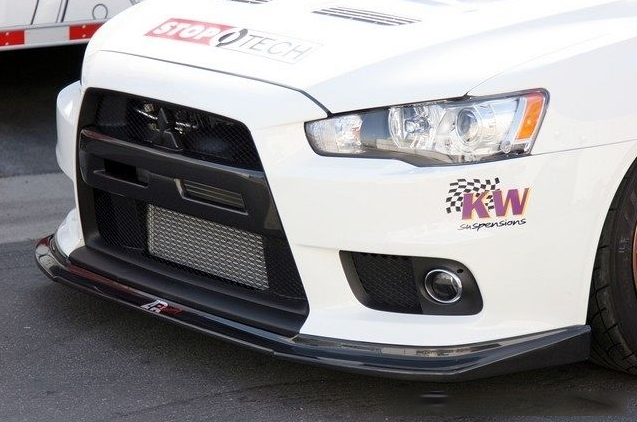 Mitsubishi Lancer Evo 10 X Front Lip - Plastic Ralliart Style (2008 - 2015)