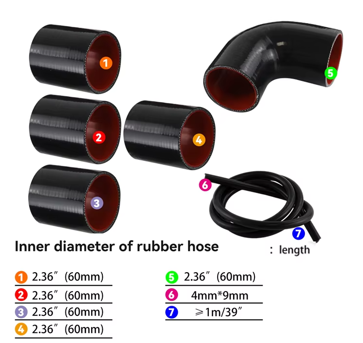 Mitsubishi Evo 10 X Metal / Aluminium Intercooler Piping Kit