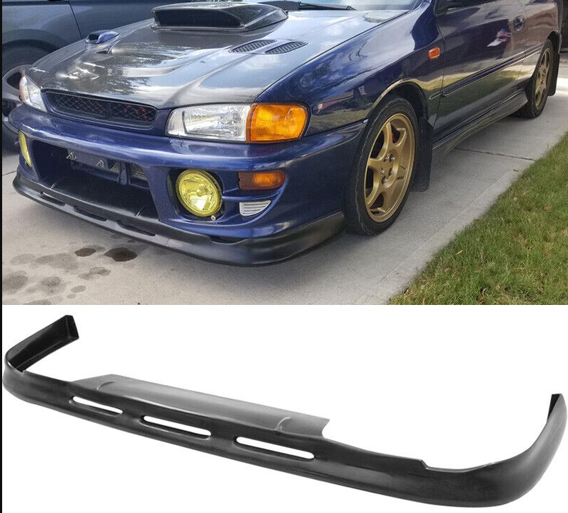 Subaru Impreza WRX / STI P1 Style Front Lip (GC8 V4 V5 V6 1997 - 2001) - Plastic