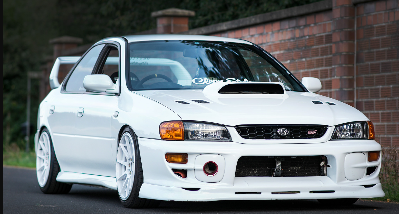Subaru Impreza WRX / STI P1 Style Front Lip (GC8 V4 V5 V6 1997 - 2001) - Plastic