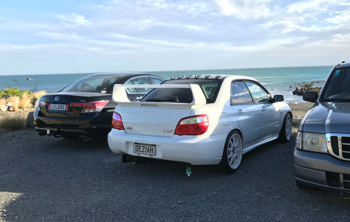 Subaru Impreza WRX STI GDB Large OEM Style Rear Wing / Spoiler (Plastic)