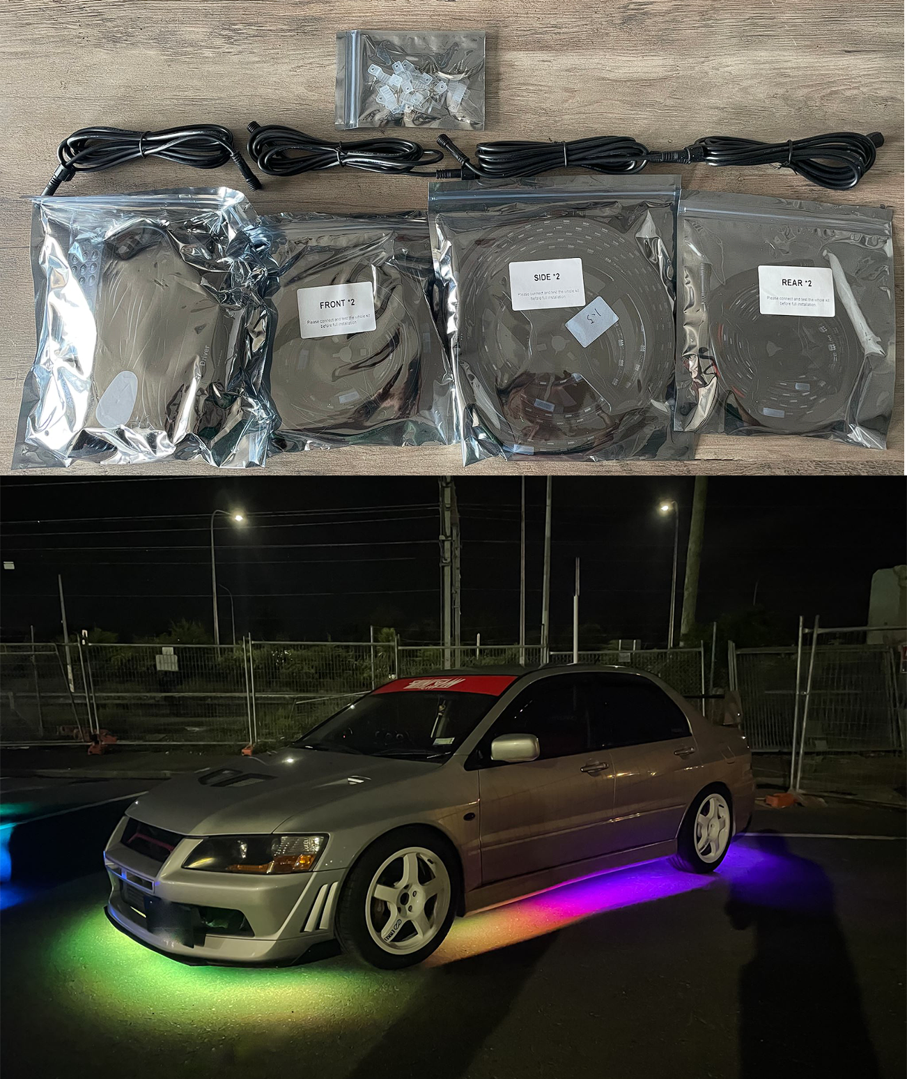 GLOWUP V3 Premium Underglow Neon LED Kit (Extremely Customisable) - Boosted Kiwi