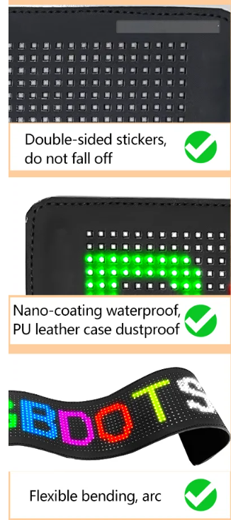 Flexible LED Strip Glow Panel / Car Stick-On Panel