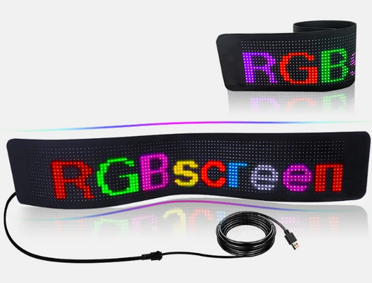 Flexible LED Strip Glow Panel / Car Stick-On Panel
