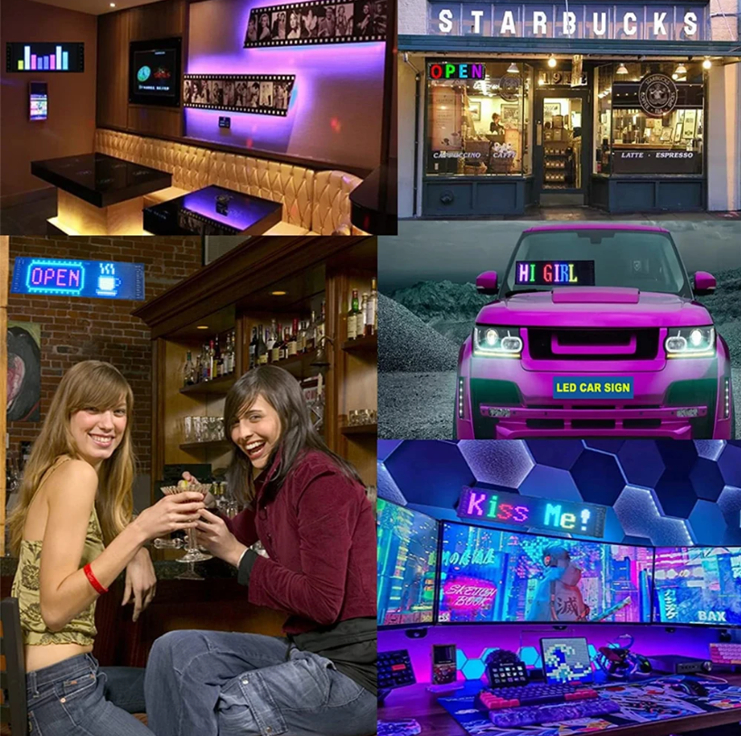 Flexible LED Strip Glow Panel / Car Stick-On Panel (Pro Version)