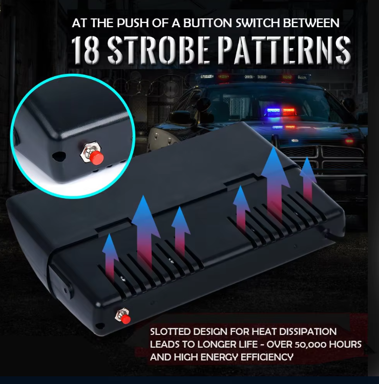 LED Police Lights - Boosted Kiwi