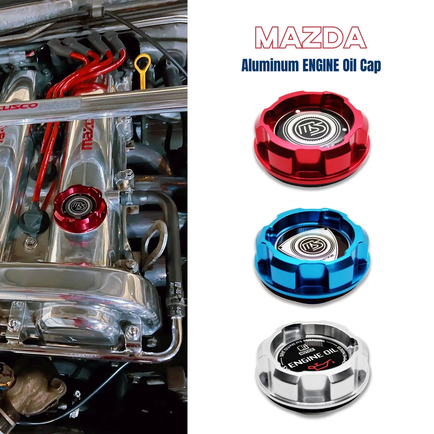 Universal Mazdaspeed Racing Style Oil Cap