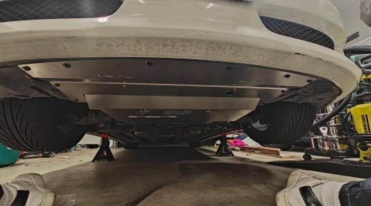 Nissan 350z / Z33 / 350GT Splash Guard Undertray - Aluminium