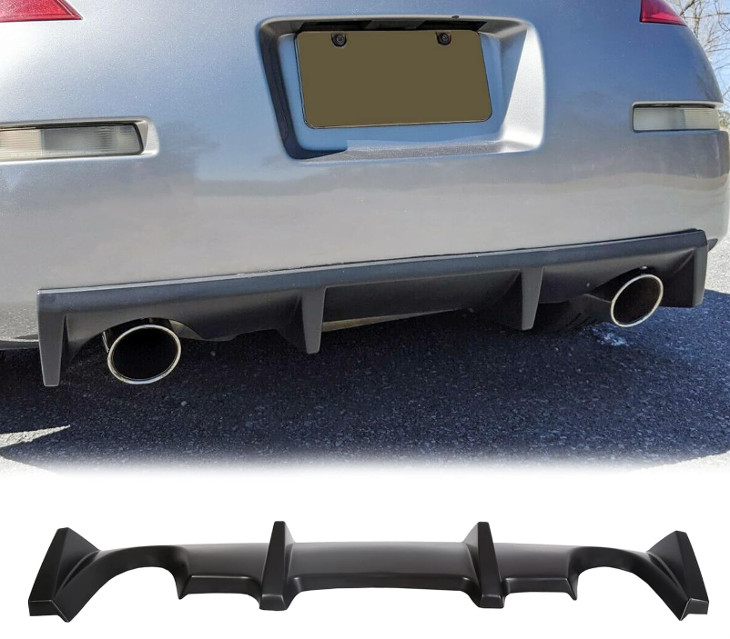 Nissan 350z / Fairlady Z / Z33 J Style Rear Diffuser