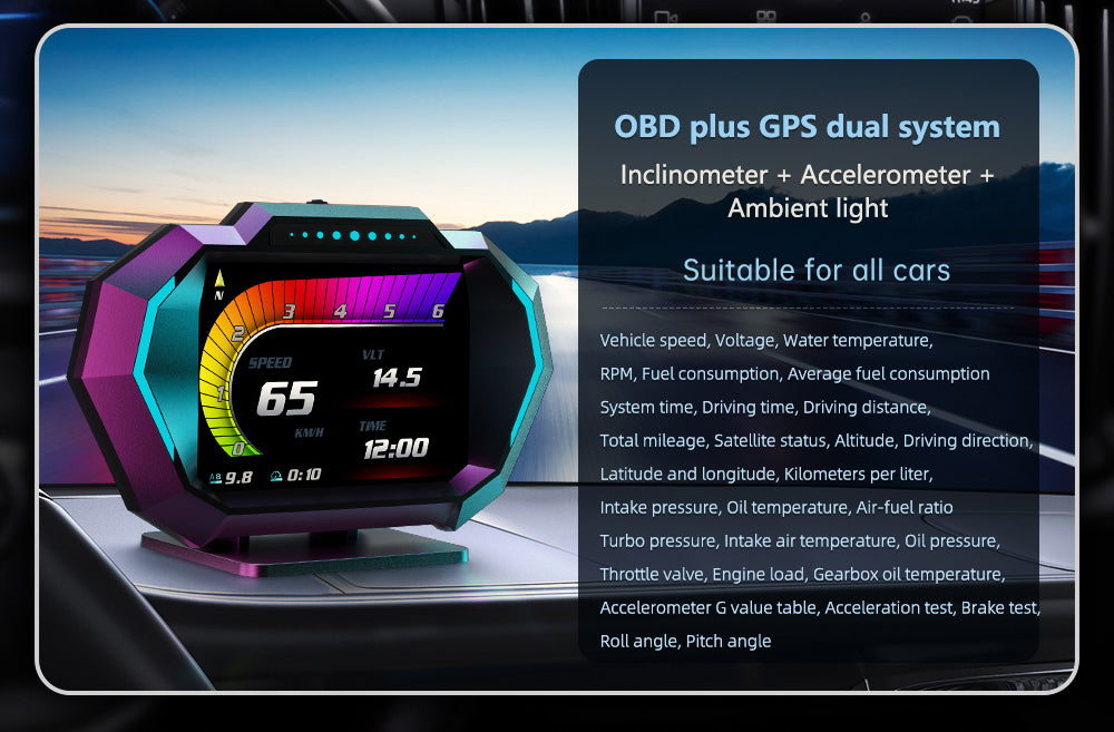 OBD2 Car Display Unit / Multi-Gauge / Heads Up Display