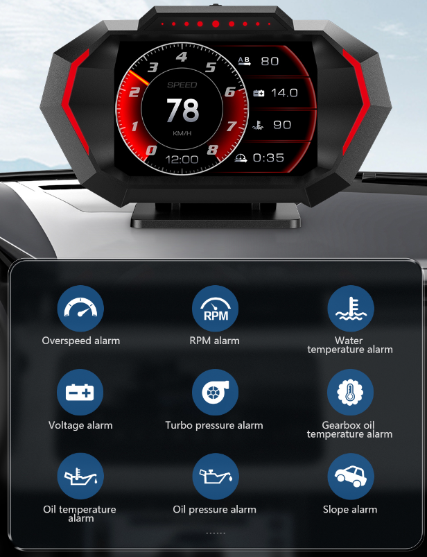 OBD2 Car Display Unit / Multi-Gauge / Heads Up Display