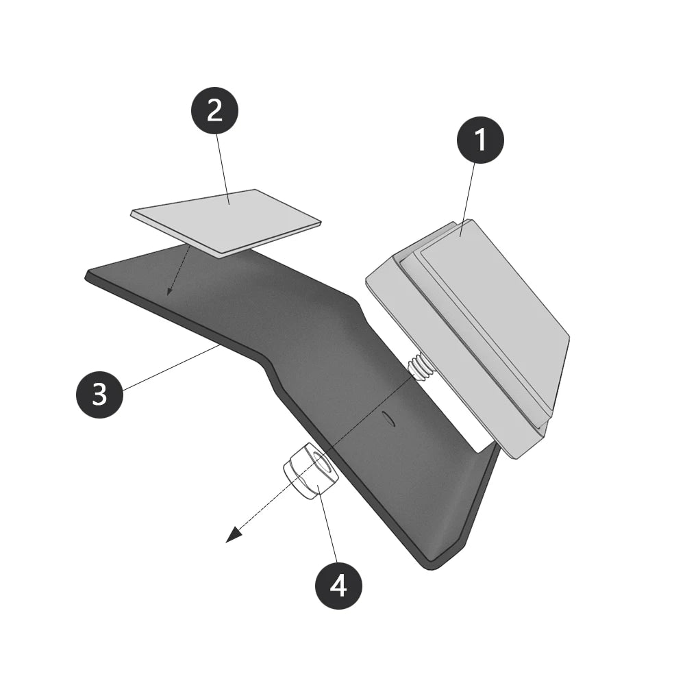 Universal Motorbike Rear Reflector