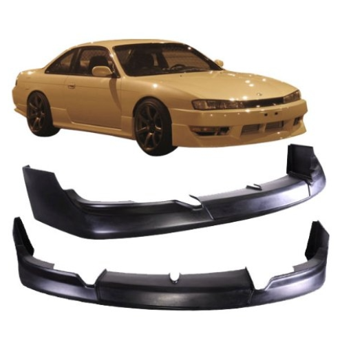 Nissan Silvia S14 FL (Kouki) Front Lip (1997 - 1998) - Plastic Greddy Style