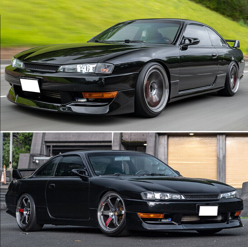 Nissan Silvia S14 FL (Kouki) Front Lip (1997 - 1998) - Plastic Greddy Style