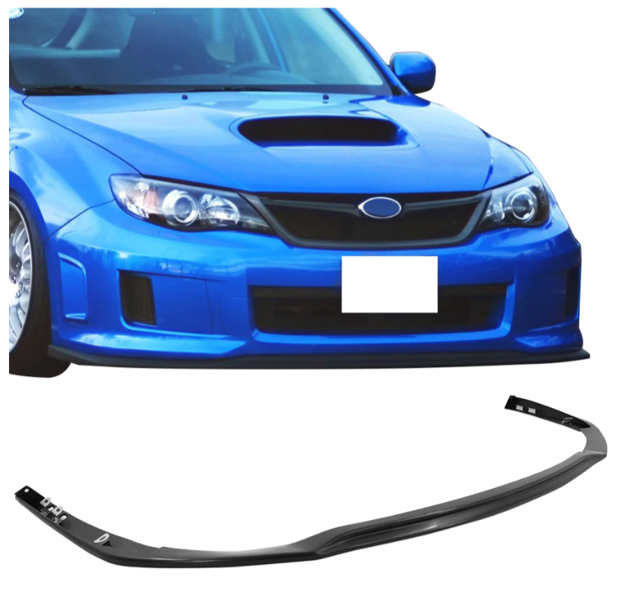Subaru Impreza WRX STI V Limited Style Front Lip (2011 - 2014) - Plastic
