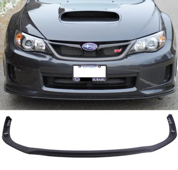 Subaru Impreza WRX STI V Limited Style Front Lip (2011 - 2014) - Plastic