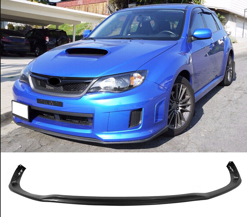 Subaru Impreza WRX STI V Limited Style Front Lip (2011 - 2014) - Plastic