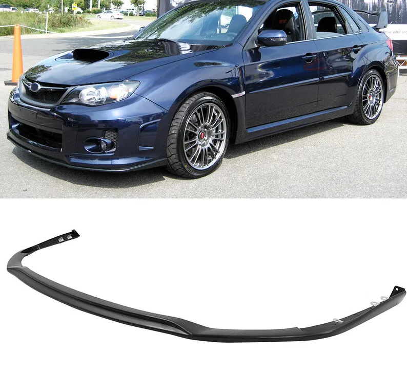 Subaru Impreza WRX STI V Limited Style Front Lip (2011 - 2014) - Plastic