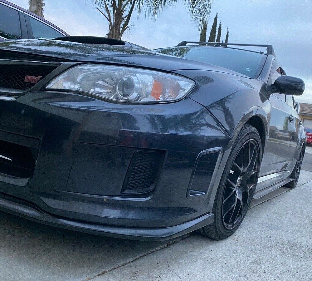 Subaru Impreza WRX STI CS Style Front Lip (2011 - 2014) - Plastic