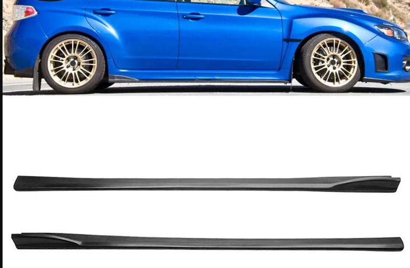 Subaru Impreza WRX STI Side Skirt Extensions - Plastic (GE / GH / GR / GV 2008 - 2014)