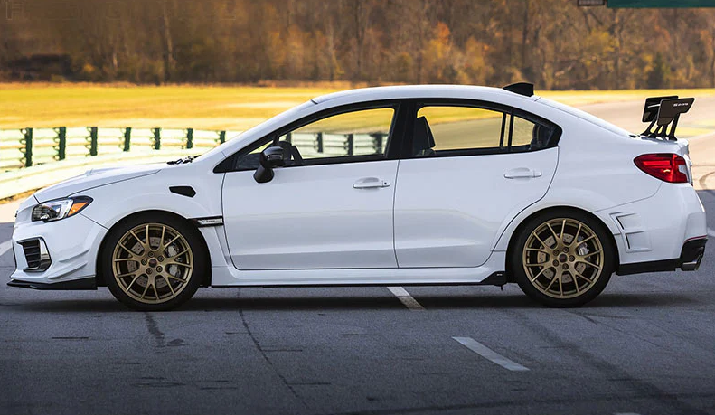 Subaru Impreza WRX STI CS Style Side Skirt Extensions - Plastic (VA 2014 - 2021)
