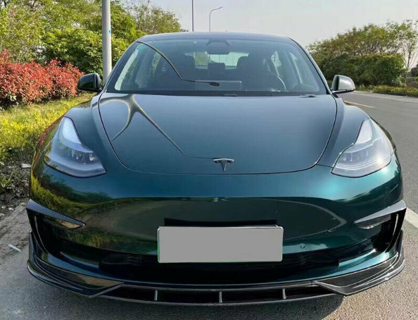 Tesla Model 3 Front Bumper Splitter / Lip (2017 - 2022) - Aero