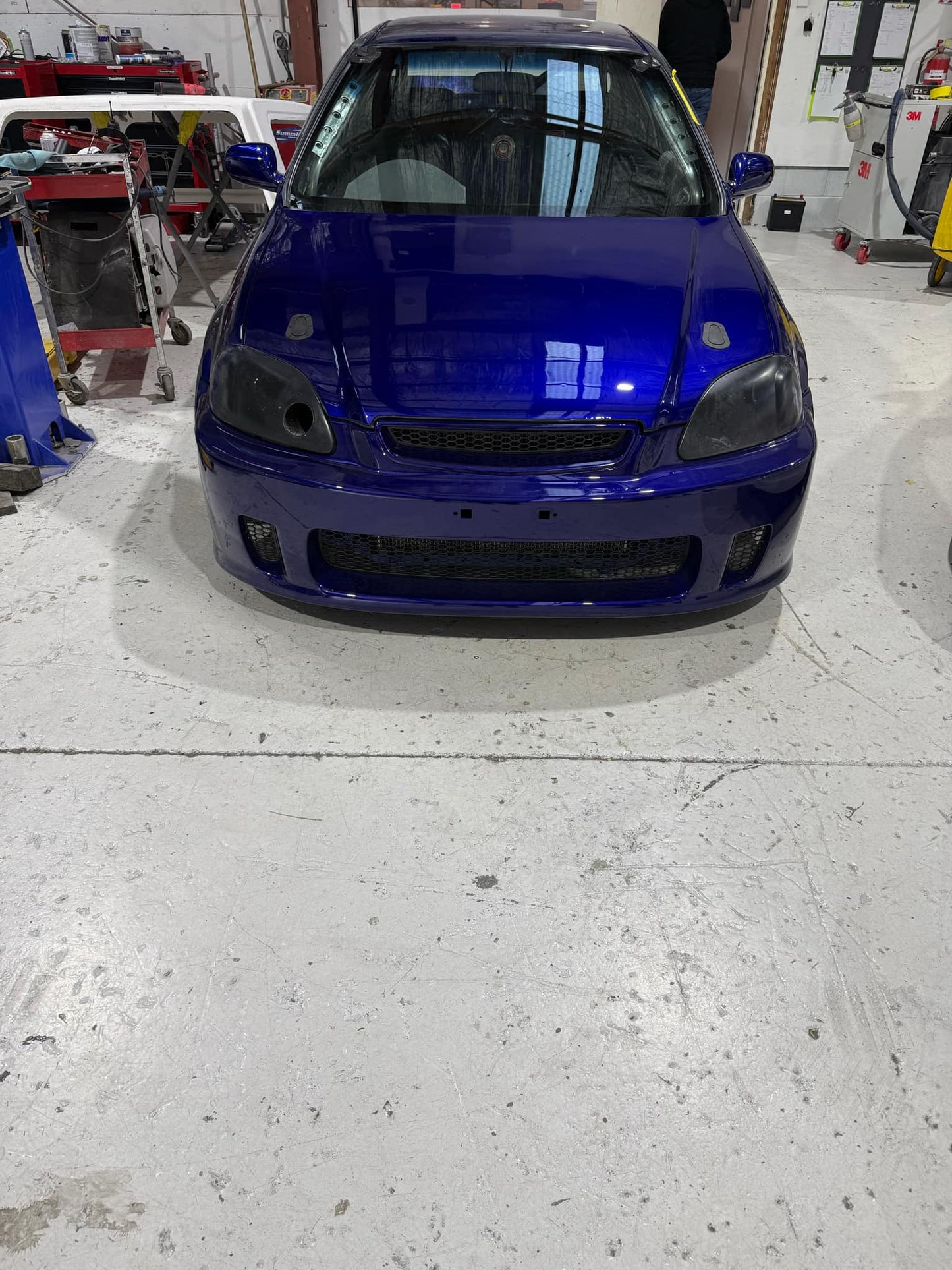 PLASTIC Honda Civic EK N1 Style Front Bumper (1995 - 1998)