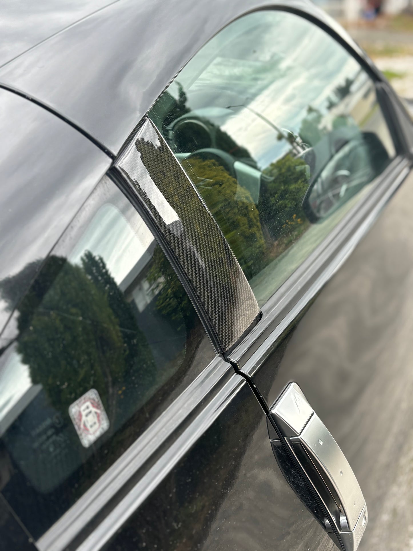 Nissan 350z / Z33 / Fairlady Z Carbon Fiber B Pillar Trim Cover