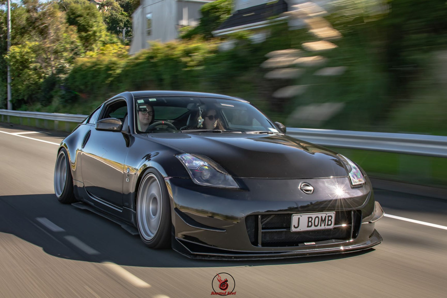 Nissan 350z / Fairlady Z Eyelids - Carbon Fiber (High Quality & Flexible) - Boosted Kiwi