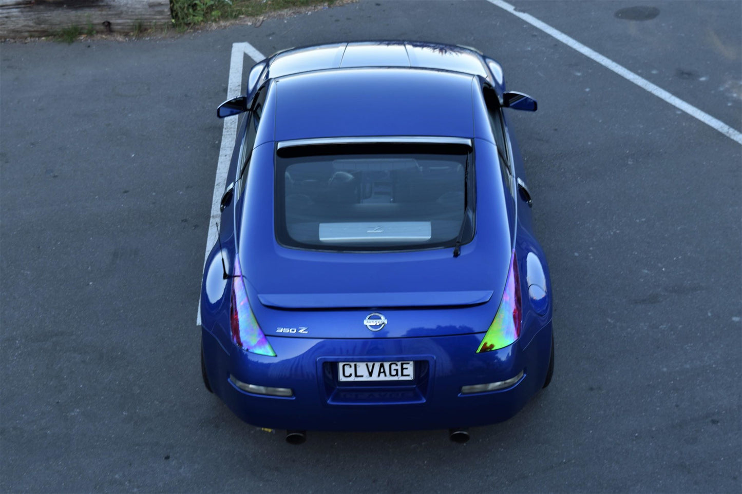 Nissan 350z / Fairlady Roof Spoiler (High Quality Plastic - DTO Style) - Boosted Kiwi