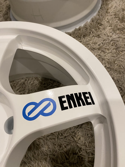 Enkei WRC Tarmac Evo Rim Stickers / Decals - Boosted Kiwi