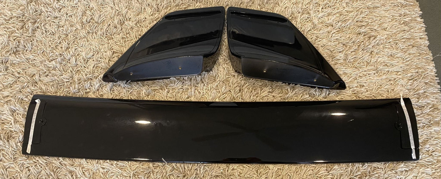 Mitsubishi Lancer Evo 8 / 9 Style Rear Wing / Spoiler (Plastic - 3 Piece) - Boosted Kiwi