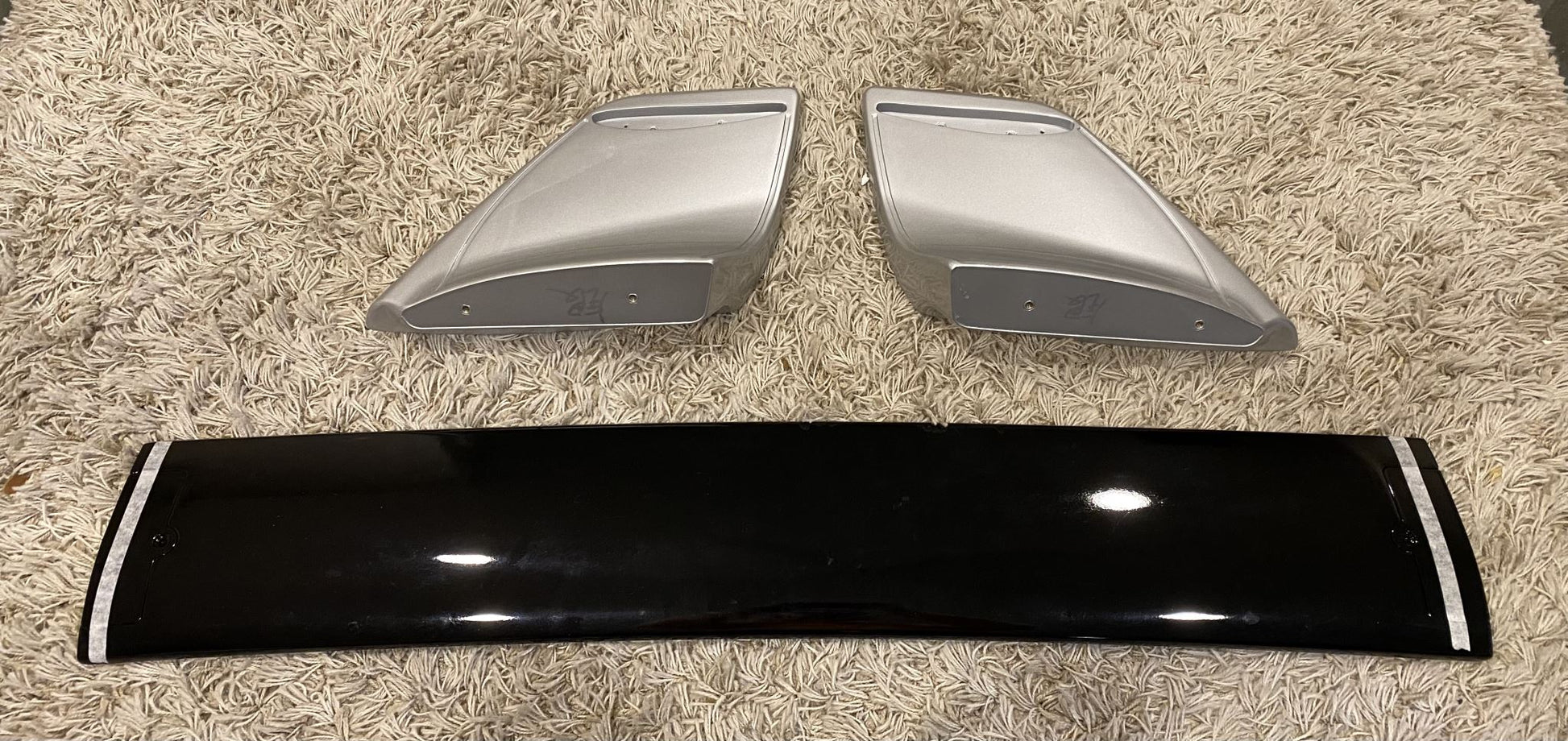 Mitsubishi Lancer Evo 8 / 9 Style Rear Wing / Spoiler (Plastic - 3 Piece) - Boosted Kiwi