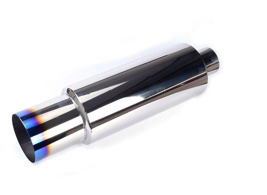Big Bore Exhaust Tip / Mufflers (Burnt or Chrome) - Boosted Kiwi