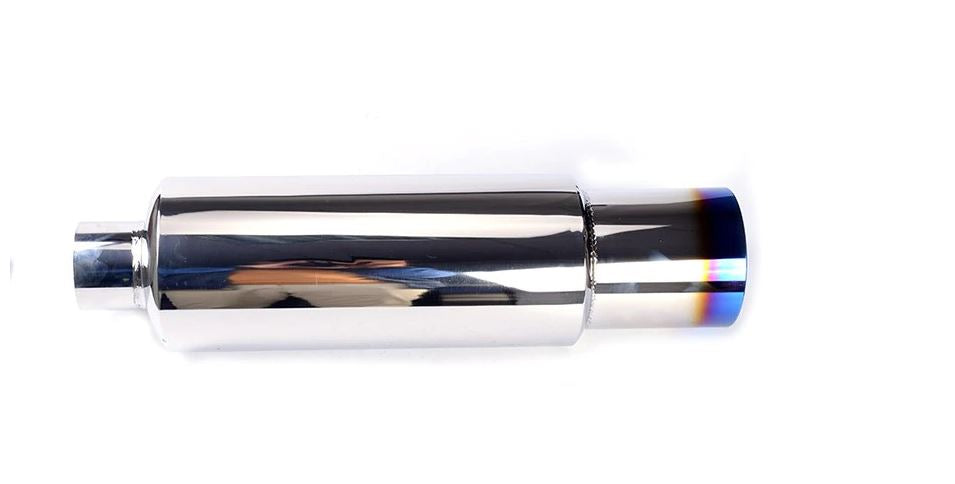 Big Bore Exhaust Tip / Mufflers (Burnt or Chrome) - Boosted Kiwi