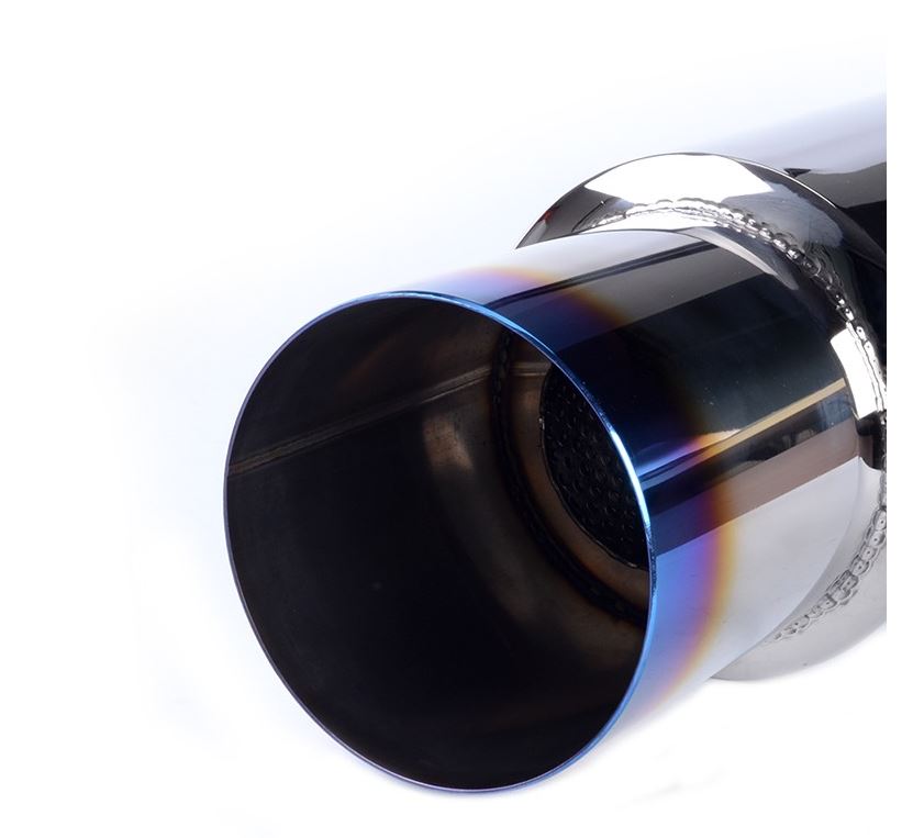 Big Bore Exhaust Tip / Mufflers (Burnt or Chrome) - Boosted Kiwi