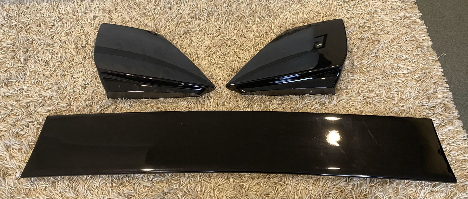Mitsubishi Lancer Evo 8 / 9 Style Rear Wing / Spoiler (Plastic - 3 Piece) - Boosted Kiwi